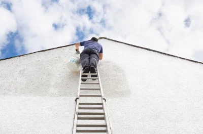 Peinture extérieure à la Chapelle-en-Vercors — façades et ravalement